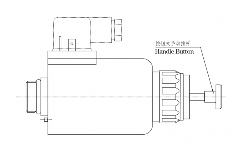 按钮手动推杆式定制电磁铁